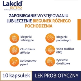 Lakcid ENTERO 10 kapsułek
