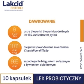 Lakcid ENTERO 10 kapsułek