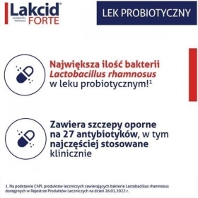 Lakcid Forte 10 kapsułek