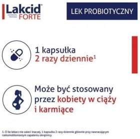 Lakcid Forte 10 kapsułek