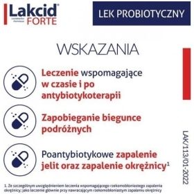 Lakcid Forte 10 kapsułek