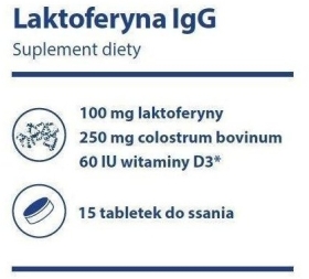 Laktoferyna IgG 15 tabletek do ssania