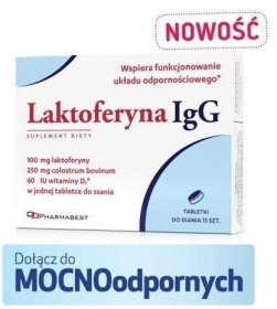 Laktoferyna IgG 15 tabletek do ssania