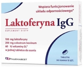 Laktoferyna IgG 15 tabletek do ssania