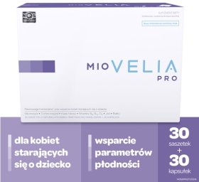 MIOVELIA PRO zestaw 30 saszetek + 30 kapsułek