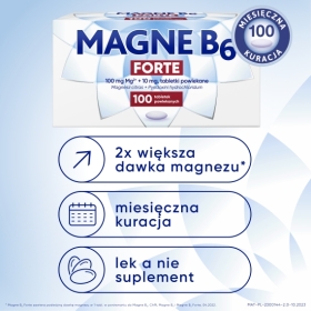 Magne B6 Forte 100 tabletek