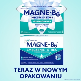 Magne-B6 Zmęczenie i Stres 30 tabletek powlekanych