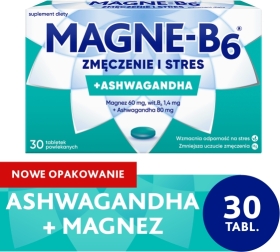 Magne-B6 Zmęczenie i Stres 30 tabletek powlekanych