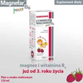 Magnefar B6 Junior płyn 120 ml