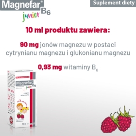 Magnefar B6 Junior płyn 120 ml