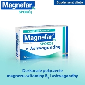Magnefar B6 Spokój 30 tabletek
