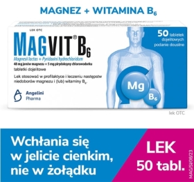 Magvit B6 50 tabletek