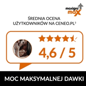 Maxigra Max 50 mg 4 tabletki Wielopak x3