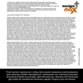 Maxigra Max 50 mg 4 tabletki Wielopak x3