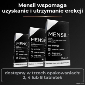 Mensil 25 mg 8 tabletek