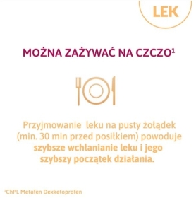 Metafen Dexketoprofen 20 tabletek powlekanych