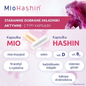 MioHashin 60 kapsułek Mio+30 kapsułek Hashin