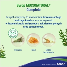 Muconatural Complete syrop żelowy 128 g