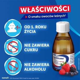 Mucosolvan mini syrop 0,015 g/5ml 100 ml
