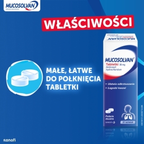 Mucosolvan tabl. 0,03 g 20 tabletek