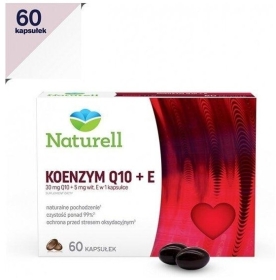 NATURELL Koenzym Q-10+E 60 kapsułek