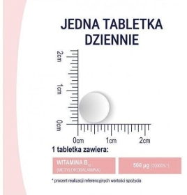 NATURELL Metylo B-12 500 60 tabletek