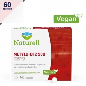 NATURELL Metylo B-12 500 60 tabletek