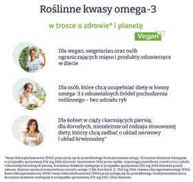 NATURELL Omega-3 z alg 90 kapsułek