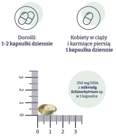 NATURELL Omega-3 z alg 90 kapsułek