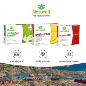 NATURELL Rhodiola + B 60 tabletek