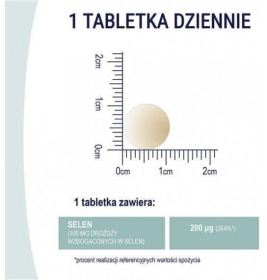 NATURELL Selen Organiczny 200 60 tabletek