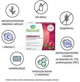 NATURELL Uromaxin + C 60 tabletek