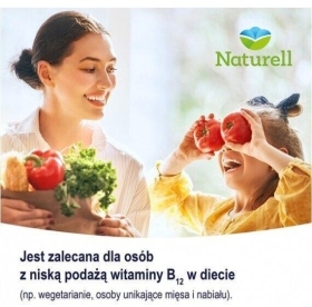 NATURELL Witamina B12 Forte 60 tabletek