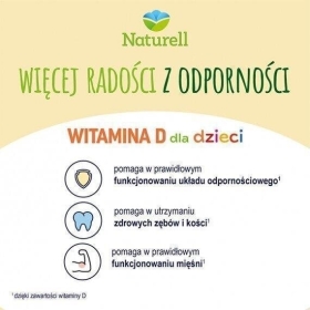 NATURELL Witamina D dla dzieci 60 tabletek