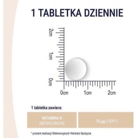 NATURELL Witamina K2 MK-7  60 tabletek