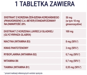 NATURELL Żeń-szeń Forte 60 tabletek