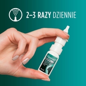 Nasivin CLASSIC 0,5 mg/ml aerozol do nosa 10 ml