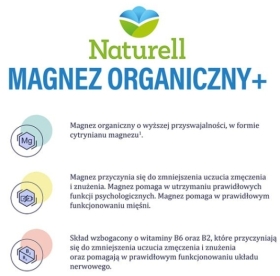 Naturell Magnez Organiczny + 50 kapsułek