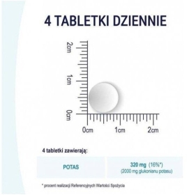 Naturell Potas Organiczny 100 tabletek 