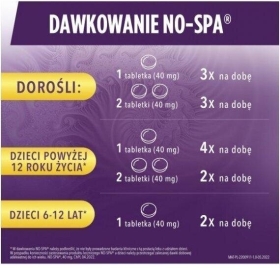 No-Spa 0,04 g 40 tabletek