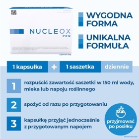 Nucleox Pro zestaw 30 saszetek + 30 kapsułek