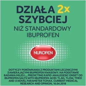 Nurofen Express Forte ibuprofen 400 mg na ból i gorączkę 30 kapsułek