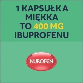 Nurofen Express Forte ibuprofen 400 mg na ból i gorączkę 30 kapsułek