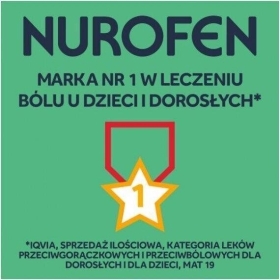 Nurofen Forte ibuprofen 400 mg na silny ból i gorączkę tabletki 24 szt.