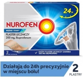 Nurofen Mięśnie i Stawy ibuprofen 200 mg plaster leczniczy 2 sztuki