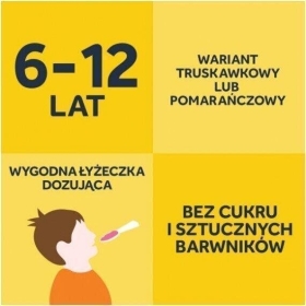 Nurofen dla dzieci Junior ibuprofen smak pomarańczowy zawiesina 100 ml