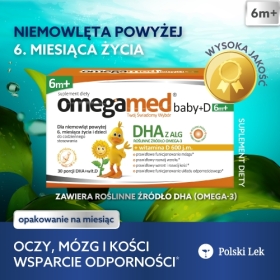 OMEGAMED Baby+ D 6m+ 30 kapsułek