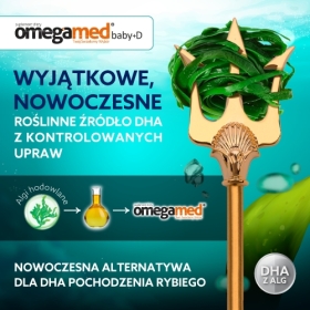OMEGAMED Baby+ D 6m+ 30 kapsułek