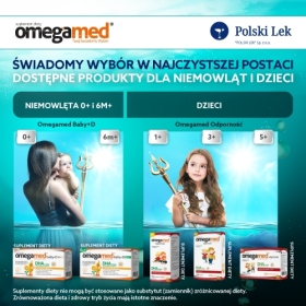 OMEGAMED Baby+ D 6m+ 30 kapsułek