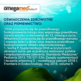 OMEGAMED Baby+ D 6m+ 30 kapsułek